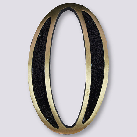 Algarismo 12cm Latão - Não enferruja