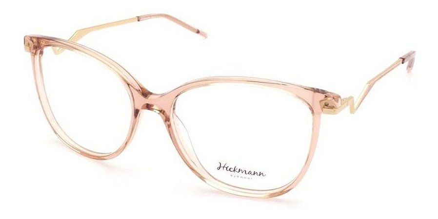 Óculos Armação Hickmann Hi6097y T01 Rose Translucido Acetato