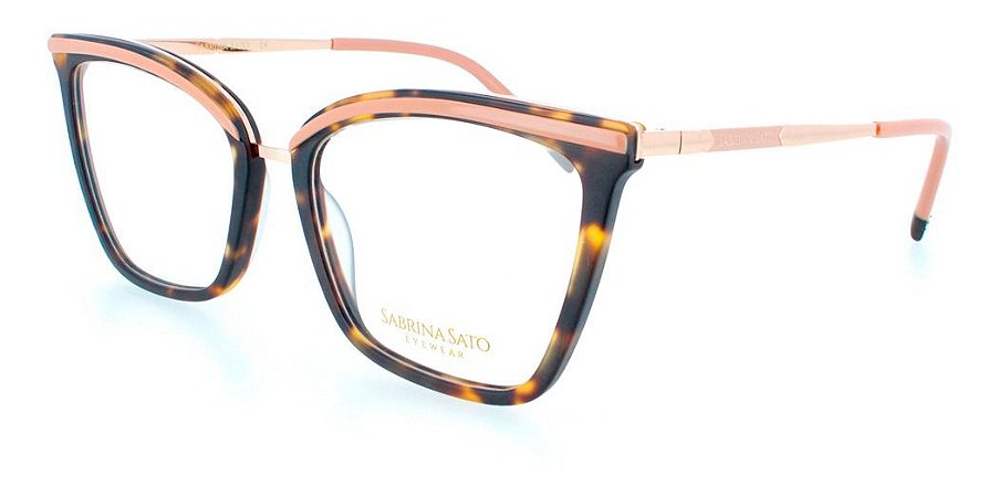 Óculos Armação Sabrina Sato Ss568 C2  Quadrado Marrom