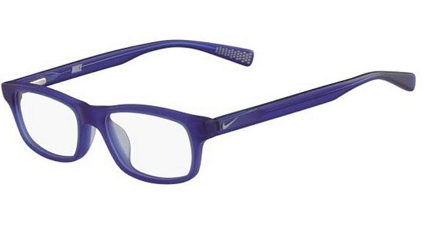 Óculos Armação Nike 5014 430 Masculino Infantil Azul