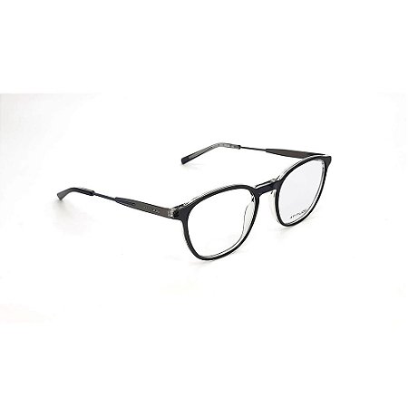 Óculos Armação Atitude AT4126 H02 Masculino Redondo Preto