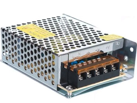 Fonte Metálica Colmeia 120W 10A 12V Chaveada Alimentação 110V-220V p/ Cftv leds