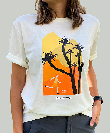 Camiseta 100% algodão- Conecta e Revista Trail Running