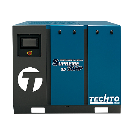 Compressor de Parafuso 30hp 10bar – Techto Supreme SD 30HP