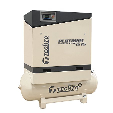 Compressor de Parafuso Sobre Reservatório 15hp 12bar – Techto Platinum TB 15