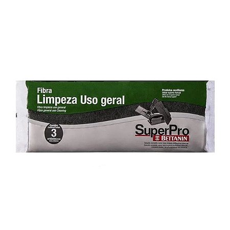 Fibra de Limpeza Geral Verde Pacote C/3 Unidades Bettanin