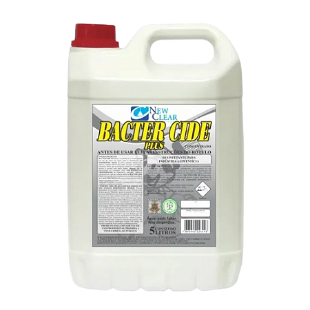 Desinfetante Concentrado Bacter Cide New Clear 5 Litros