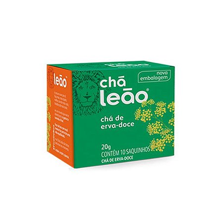 Chá Leão Erva-Doce Caixa C/10 Unidades
