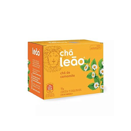 Chá Leão Camomila Caixa C/15 Unidades