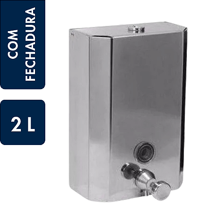 Saboneteira Inox Jsn com Fechadura 2 Litros Ref: J16