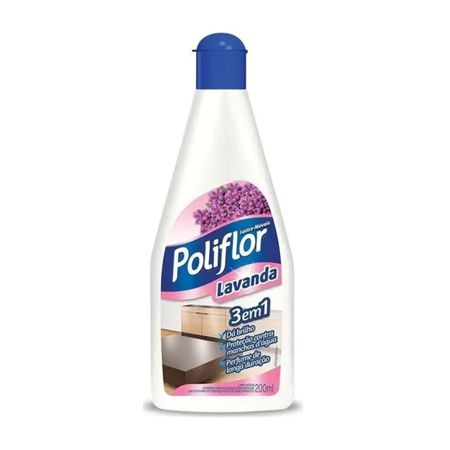 Lustra Móveis Poliflor 200ML Lavanda