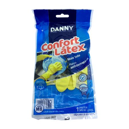 Luva de Limpeza Danny Confort Amarela M.