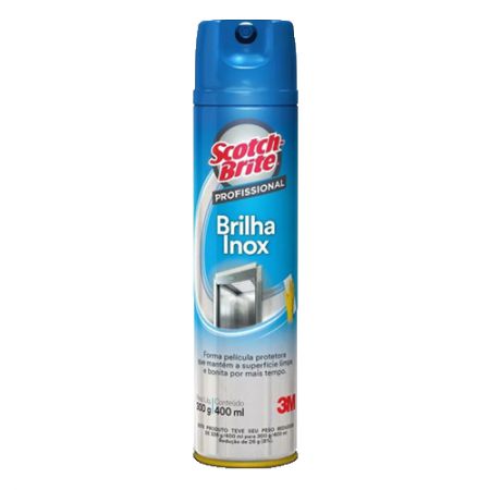 Brilha Inox Aerosol Scotch-Brite 400ML