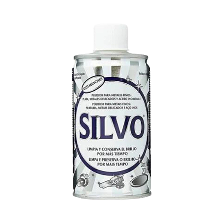 Polidor de Metais e Limpa Prata Silvo 200ml