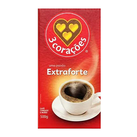 Café Três Corações Extraforte Vácuo Pó 500g
