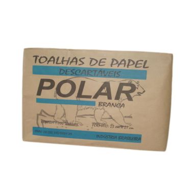 Papel Toalha 2D Branco Polar C/1000
