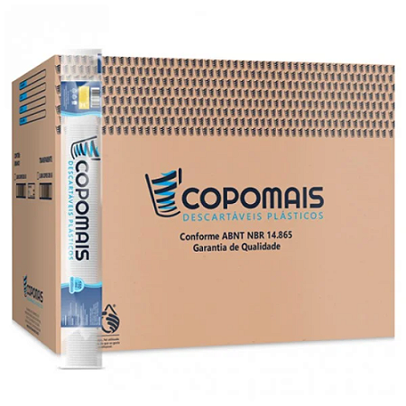 Copo 300ml Copomais transparente CX c/2000