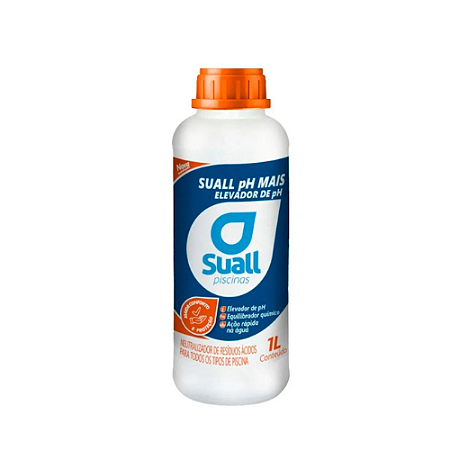 Elevador de Ph Líquido Ph Mais para Piscinas Suall 1 litro