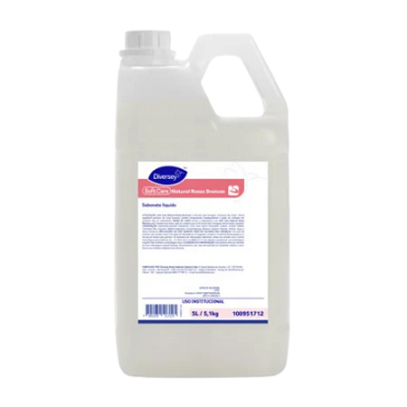 Sabonete Líquido 5 Litros Perolado Branco SoftCare Diversey Rosas