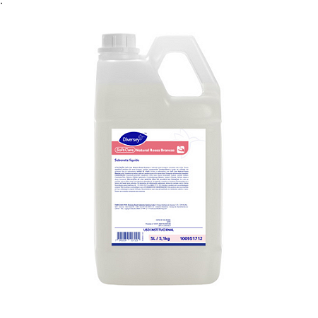 Sabonete Líquido 5 Litros Perolado Branco SoftCare Diversey Rosas