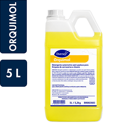 Shampoo Automotivo Orquimol Detergente para Carro e Moto Diversey 5 Litros