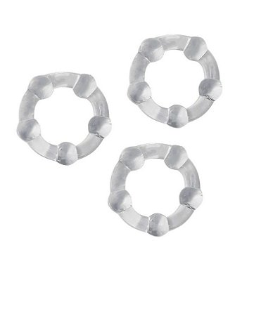 Kit de Anel Peniano Retardador em Silicone