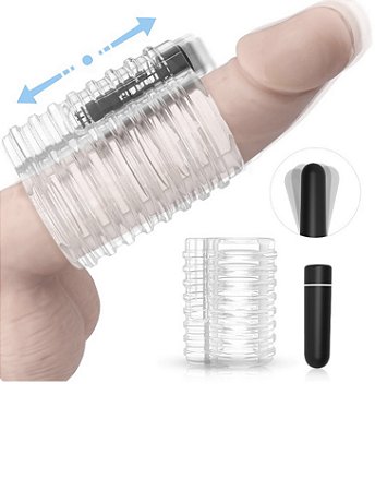 Vibrador com Capa Masturbadora