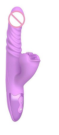 Vibrador Lilac Rotacional Ponto G e Clitóris