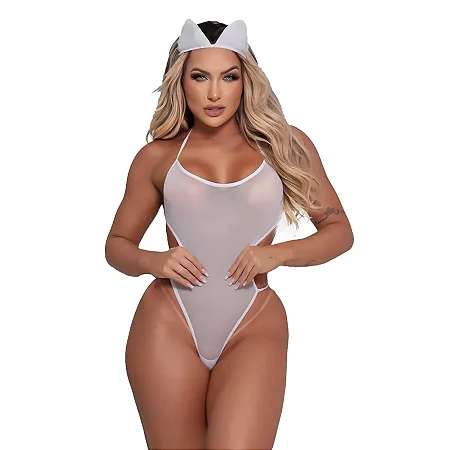 Fantasia Body Coelhinha Safada