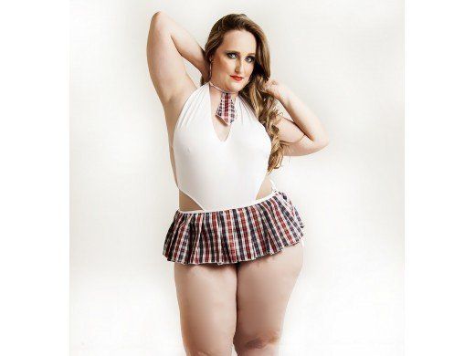 Fantasia Colegial Plus Size