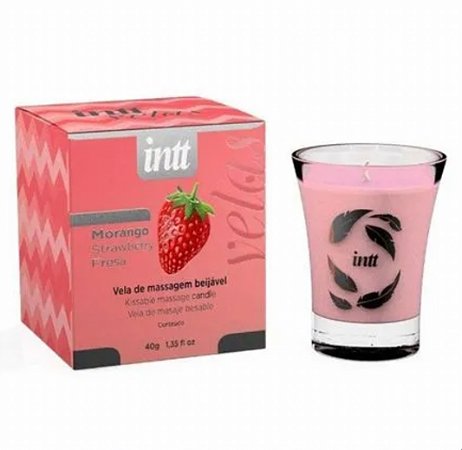 Vela de Massagem Corporal Morango 40g