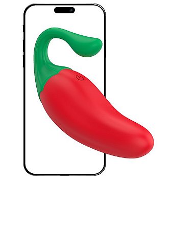 Vibrador Pimenta Controlado por Aplicativo de Longa Distância