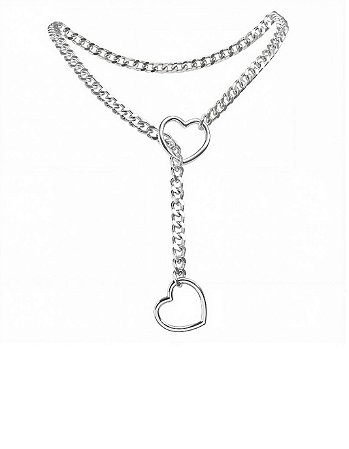 Corrente Coleira de Coração