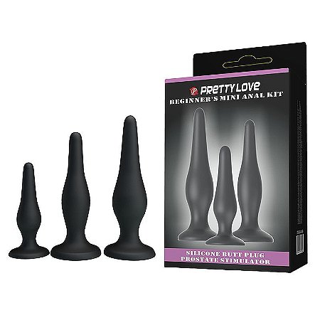 Kit Plug Anal de Silicone