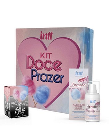 Kit Estimulante Tópico Vibrante Doce Prazer  Algodão Doce