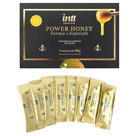 Melzinho Power Honey Caixa com 8 unidades 10 g cada
