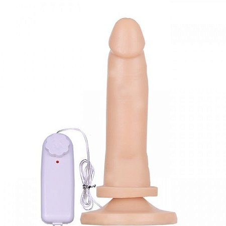 Prótese com Vibro Externo Ventosa 13,5x3,3 cm