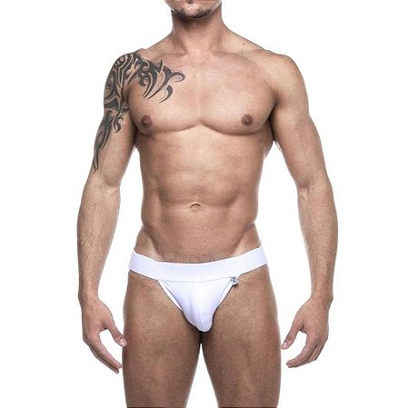 Cueca Jock Básica Branca