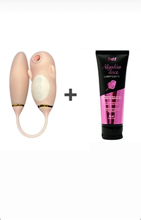 Vibrador e Sugador Fredy 2 em 1