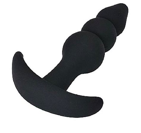 Plug Anal Escalonado Preto