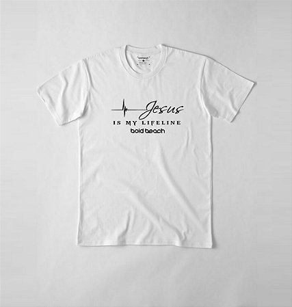 T-Shirt Bold Beach Be Jesus Lifeline