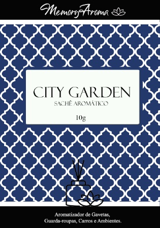 Sachê Perfumado City Garden Memory Aroma