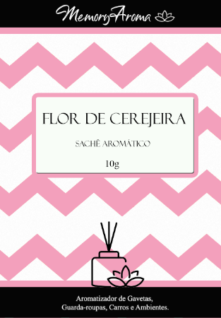 Sachê Aromático Flor de Cerejeira Memory Aroma