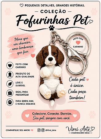 Chaveiro Fofurinhas Pet Beagle
