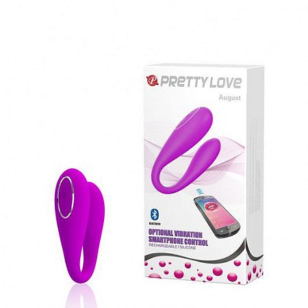 Pretty Love August - Vibrador Para Casal com Controle por Smartphone
