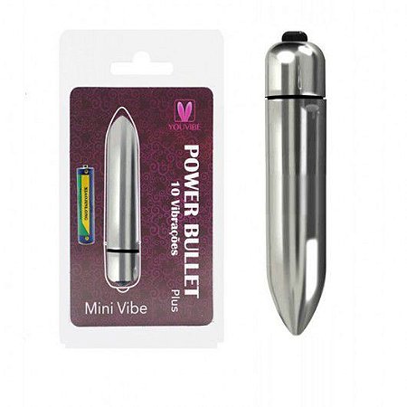 Cápsula Power Bullet PLUS - Mini Vibe 10 Vibrações - YOUVIBE