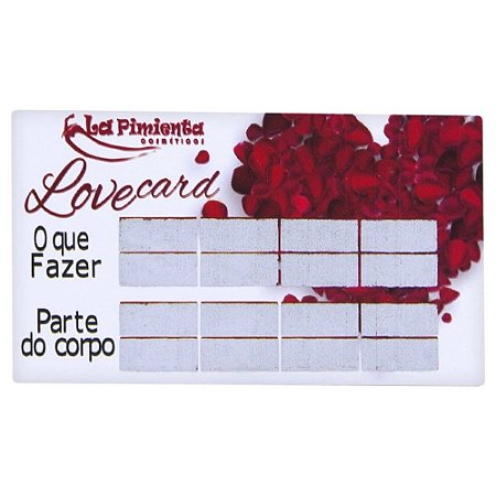 Raspadinha Love Card - La Pimienta
