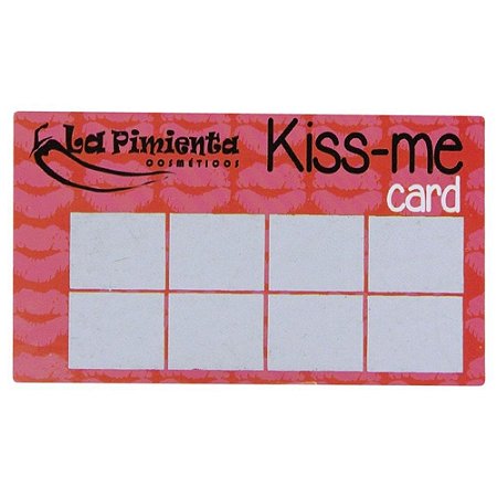 Raspadinha Kiss Me Card - La Pimienta