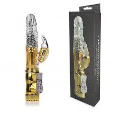 JACK RABBIT - Vibrador Rotativo com Estimulador Clitoriano 36 Vibrações - CARREGA USB