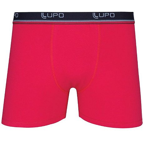 Cueca Boxer Algodão Com Elastano Lupo